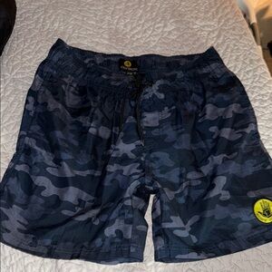 Body Glove Blue Camo Athletic Shorts